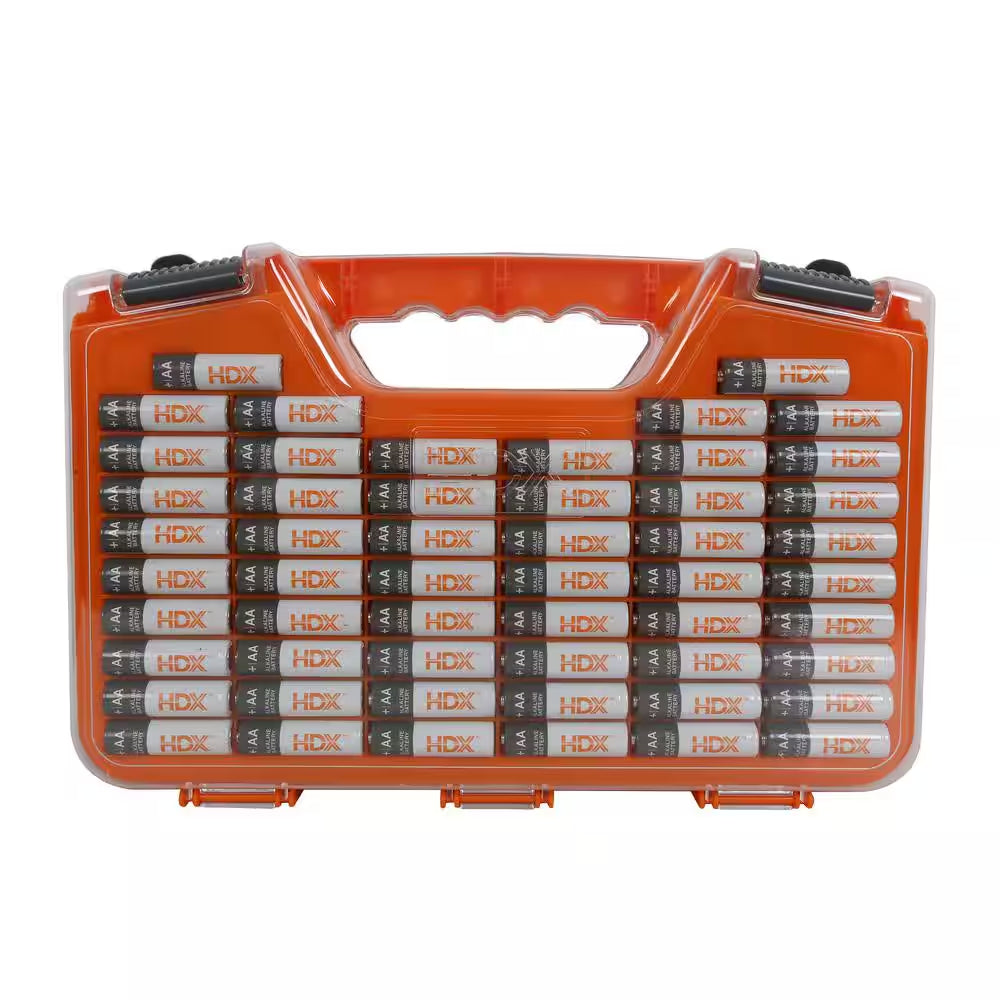 180-Battery Organizer Case with Battery Tester